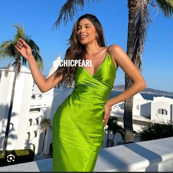 Blogger’s fave DRAPED LINGERIE-STYLE DRESS - Picture 8 of 15